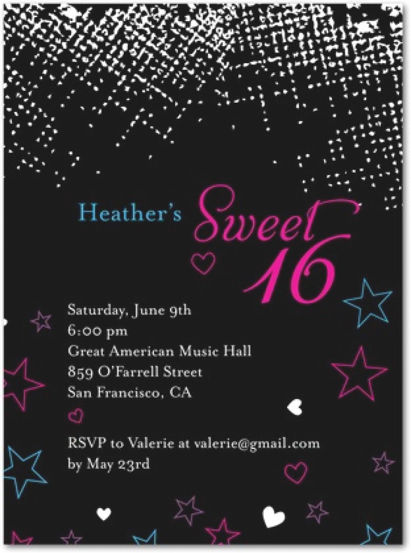 16th Birthday Party Invitations Templates Free 16th Birthday Party Invitation – orderecigsjuicefo