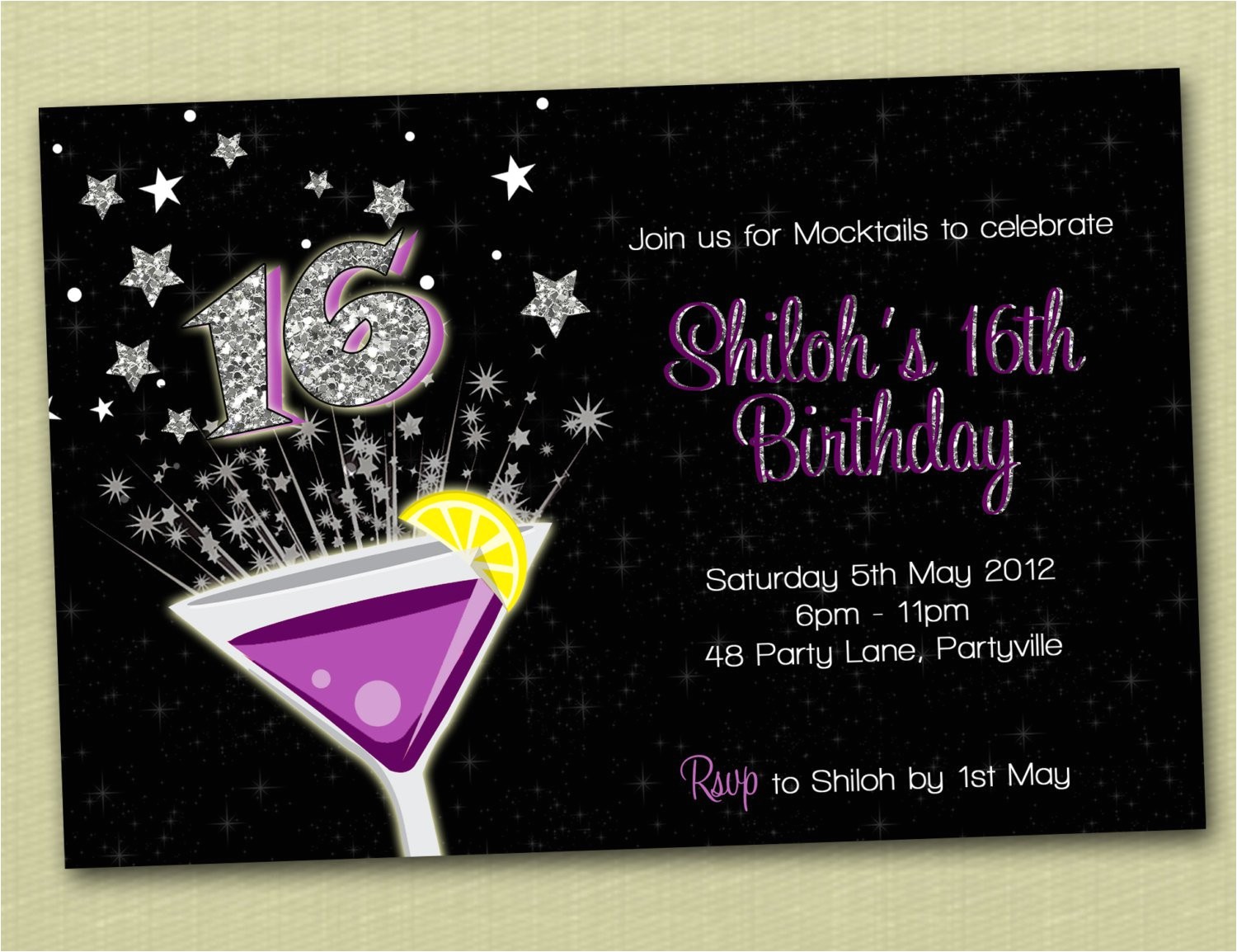 16th Birthday Party Invitations Templates Free Boys 16th Birthday Invitations