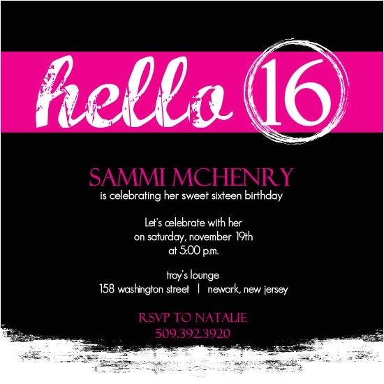16th Birthday Party Invitations Templates Free Sweet 16 Invitation Cards Designs Google Search