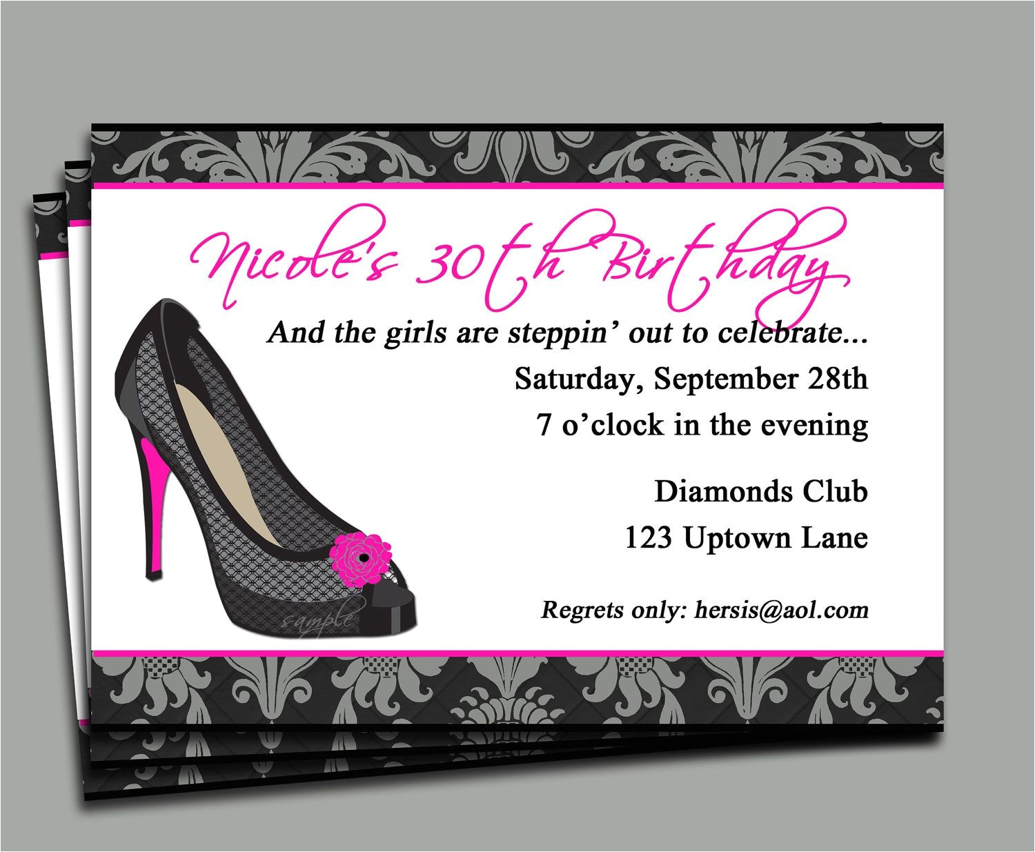 18 Year Old Birthday Party Invitations 18 Birthday Invitation Templates 18th Birthday