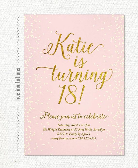 18 Year Old Birthday Party Invitations 18 Year Old Birthday Party Invitations Lijicinu