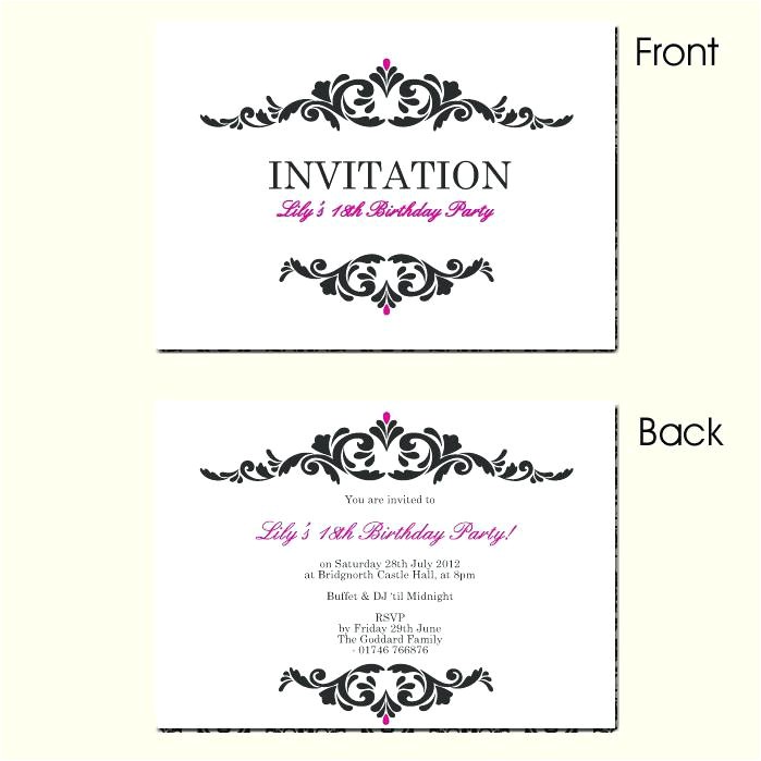 18 Year Old Birthday Party Invitations Awesome Birthday Invitations for 18th Birthday Party Crest