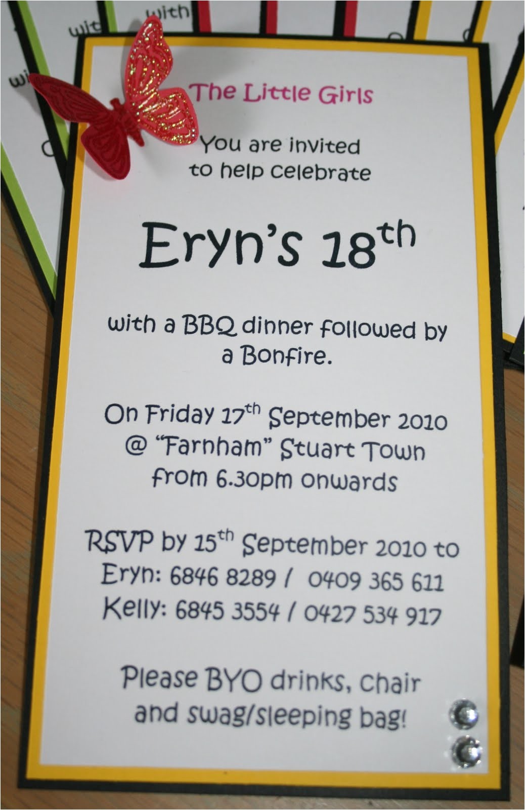 18th Birthday Invitation Sample Kel 39 S Kaszazz Kaleidoscope 18th Birthday Invites