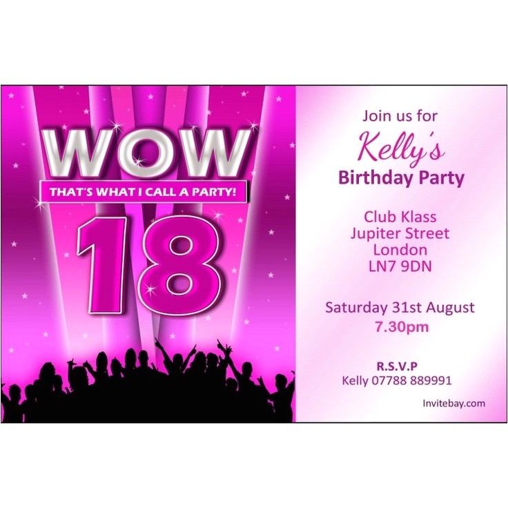 18th Birthday Party Invitations Free 20 Staggering 18th Birthday Party Invitations
