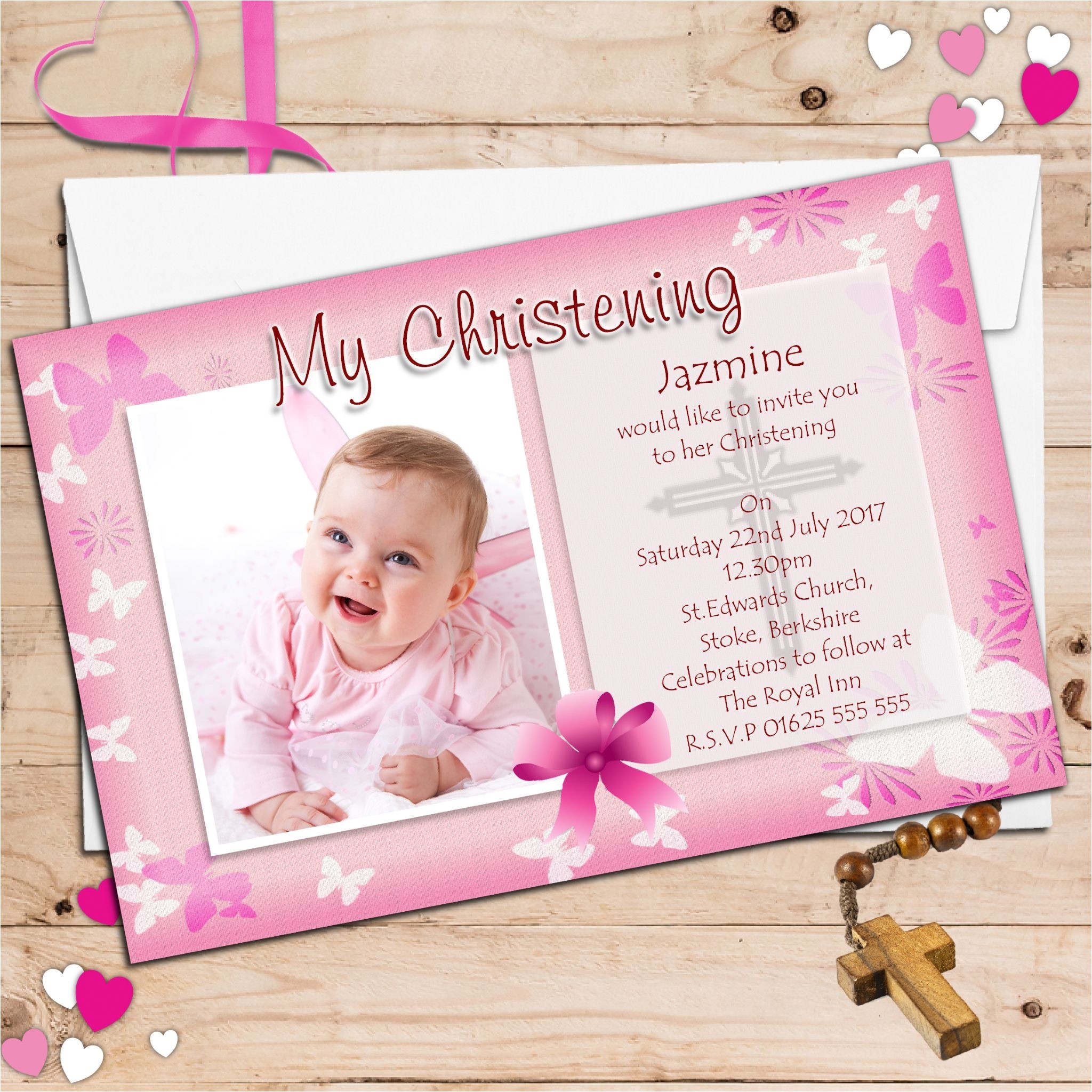 1st Birthday and Baptism Combined Invitations 1st Birthday and Baptism Invitations 1st Birthday and