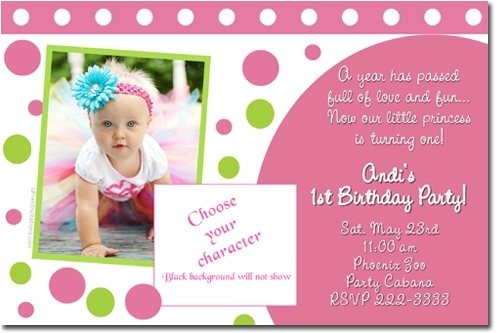 1st Birthday Invitation Cards Models 1st Birthday Invitation Card Design Blank for Girls
