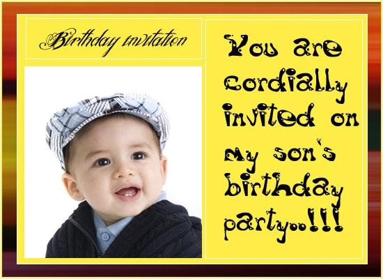 1st Birthday Invitation Sms for Baby Boy Birthday Sms In Hindi In Marathi for Friends In English In