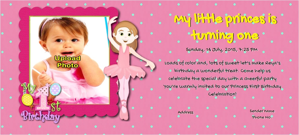 1st Birthday Invitation Sms for Baby Girl 50 Best Of Stock Of 1st Birthday Invitation Card for Baby