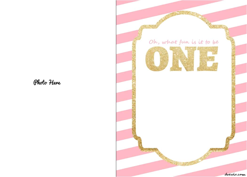 1st Birthday Invitations Free Printable Templates Free Printable 1st Birthday Invitations Template Free