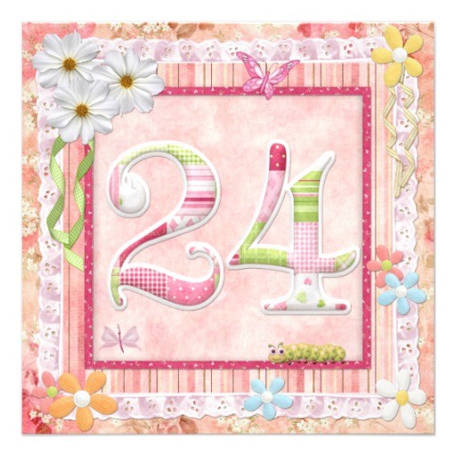 24th Birthday Invitations Ideas 24th Birthday Party Scrapbooking Style 5 25×5 25 Square