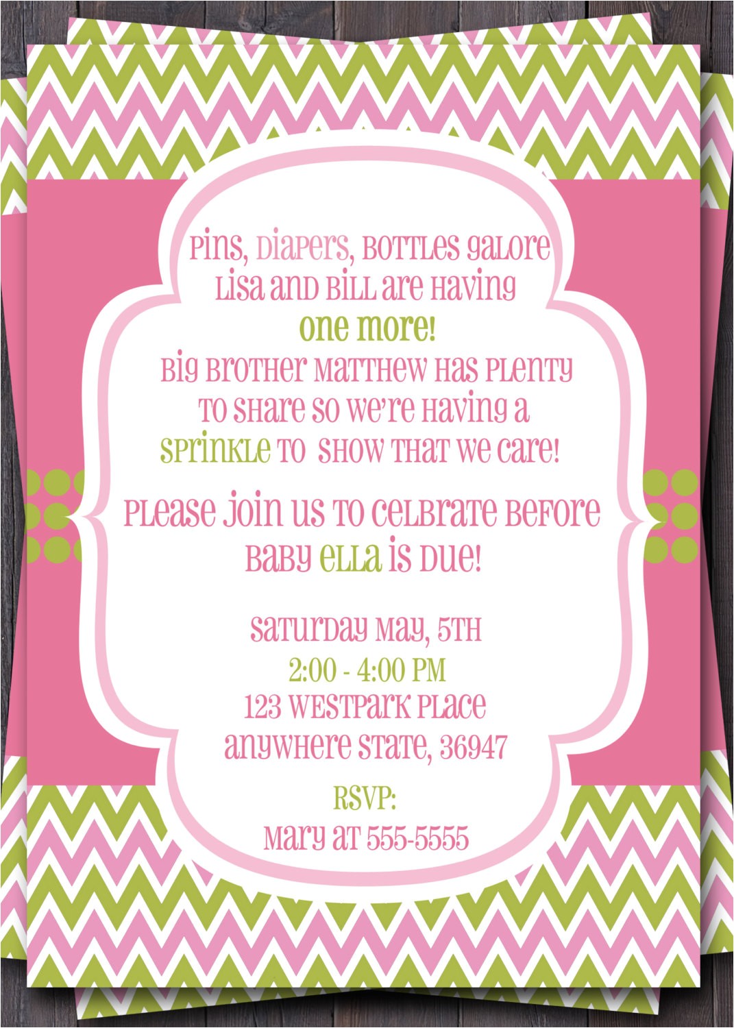 2nd Baby Girl Shower Invitations Chandeliers & Pendant Lights