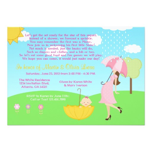 2nd Baby Shower Invitation Wording Cute Modern Mom and Baby Girl Baby Sprinkle 5×7 Paper 2nd Baby Shower Invitation Wording Cute Modern Mom and Baby Girl Baby Sprinkle 5×7 Paper