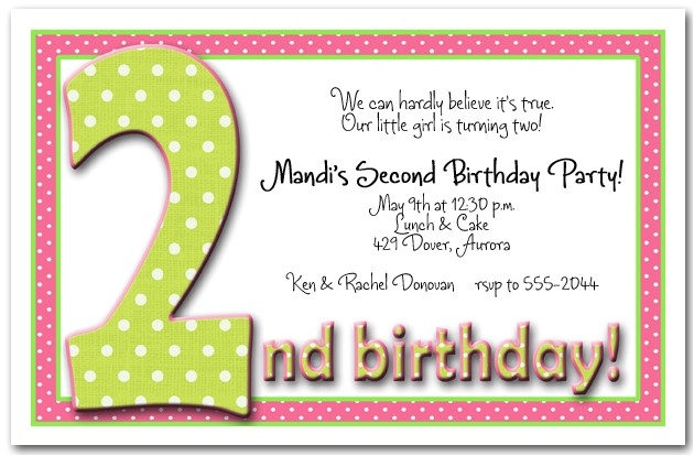 2nd Birthday Invitation Template for Boy 2nd Birthday Invitation Wording Ideas – Bagvania Free