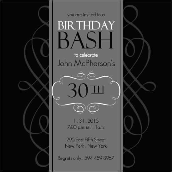 30th Birthday Invitation Templates Free Download 30th Birthday Invitations Free Template Free