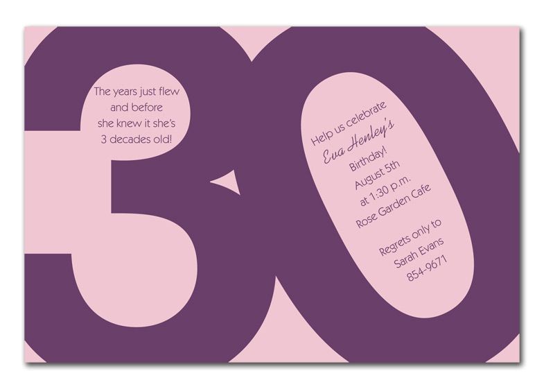 30th Birthday Invitations Templates Free 30th Birthday Invitation Templates Ideas Invitations