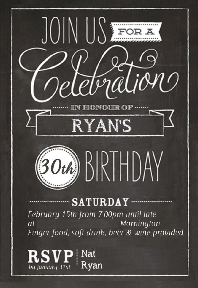 30th Birthday Invitations Templates Free Free 30th Birthday Invitations Templates Free Invitation