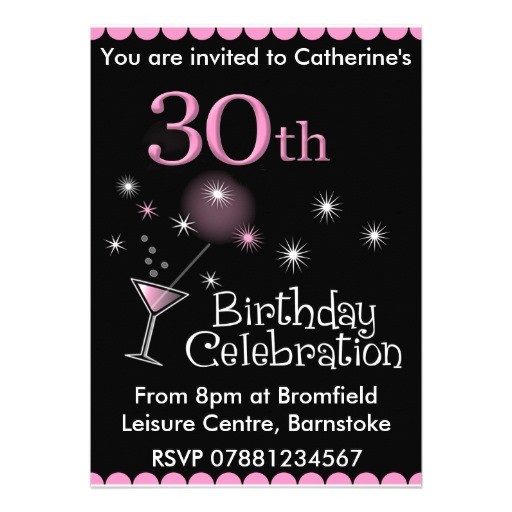 30th Birthday Invites Free Free 30th Birthday Invitations Templates Free Invitation