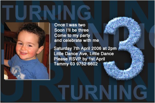 3rd Birthday Invitation Wording Boy Boys 3rd Birthday Party Invitations