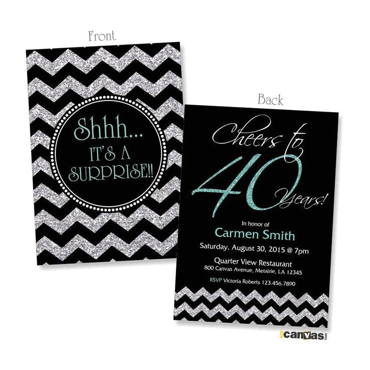 40th Birthday Invitations Female 40th Birthday Invitation for Women Cheers to 40 Years