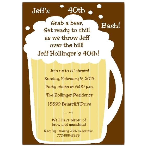 40th Birthday Party Invitations Templates Free Free 40th Birthday Invitations Templates for Word