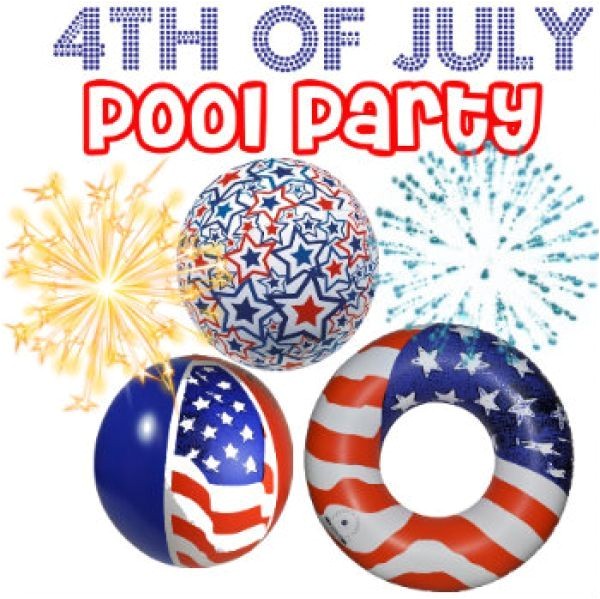 4th Of July Pool Party Invite Pin by Tresa Horner On 4th Of July
