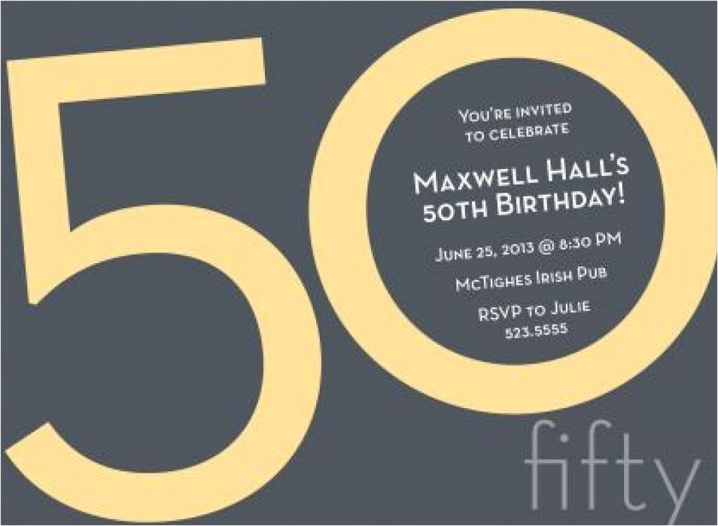 50th Birthday Invitation Ideas for Him 50th Birthday Invitations for Him A Birthday Cake