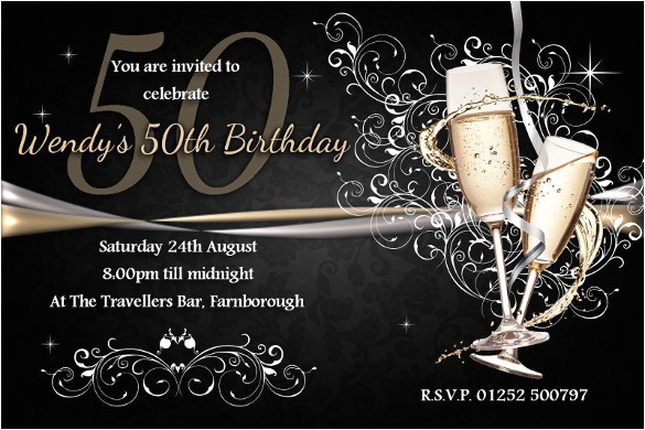 50th Birthday Party Invitation Templates 60th Birthday Invitation Templates – 24 Free Psd Vector