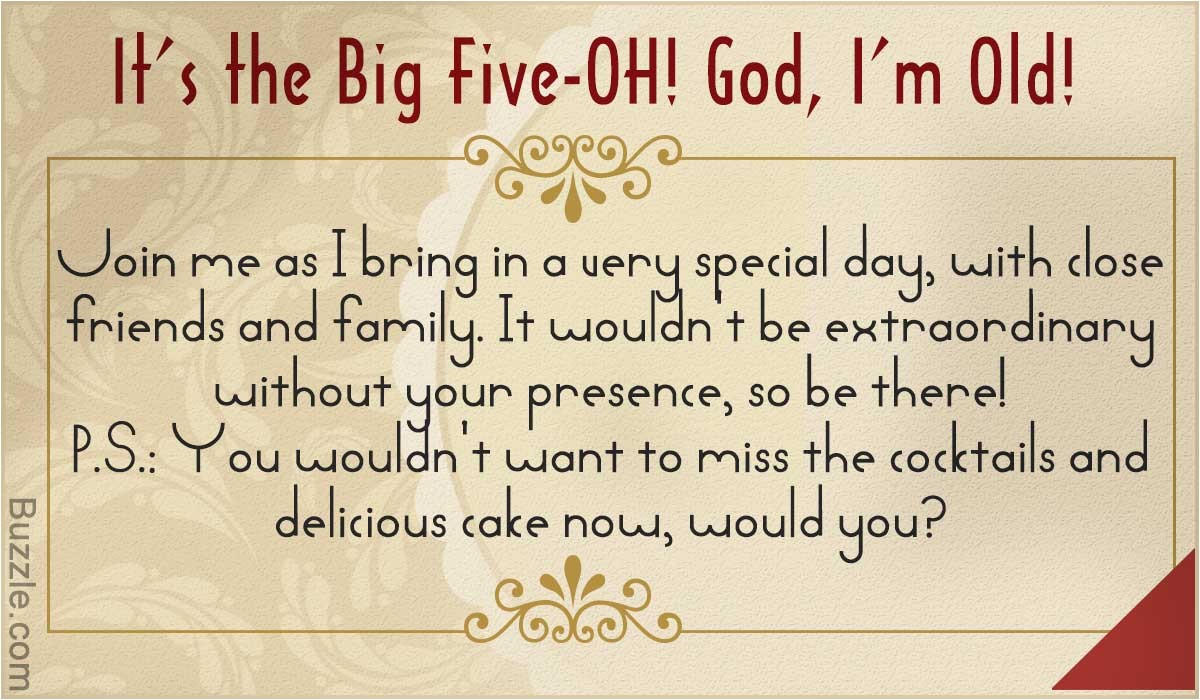 50th Birthday Party Invitation Wording 50th Birthday Invitation Wording Ideas Cimvitation