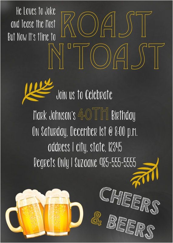50th Birthday Roast Invitations 12 Best Deshano 40 Images On Pinterest