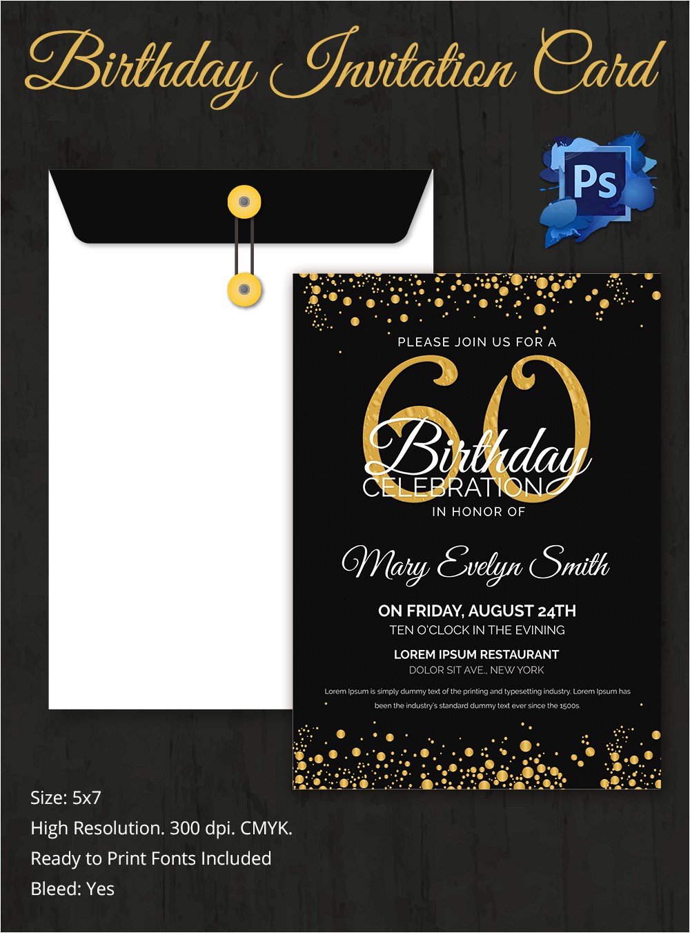 60th Birthday Invitation Templates Free Download Birthday Invitation Template 32 Free Word Pdf Psd Ai