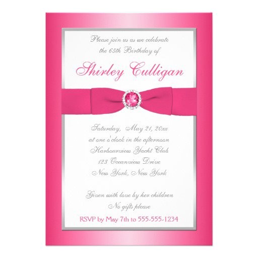 65th Birthday Invitation Verses 65th Birthday Invitation Wording