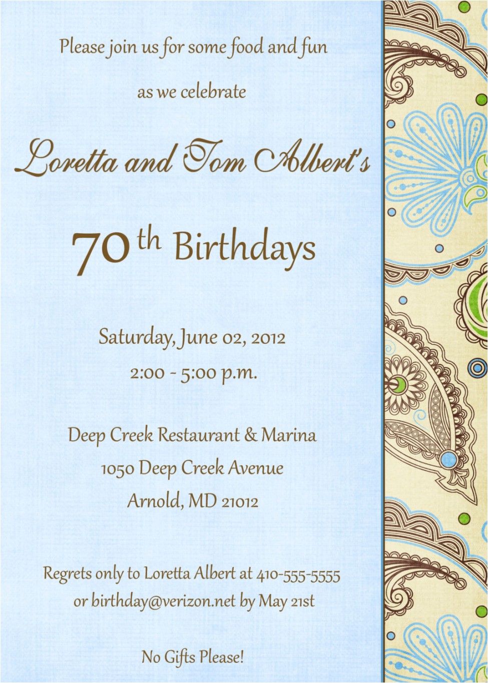 70th Birthday Invitation Wording Examples Create 70th Birthday Invitation Wording Ideas Ideas 70th Birthday Invitation Wording Examples Create 70th Birthday Invitation Wording Ideas Ideas