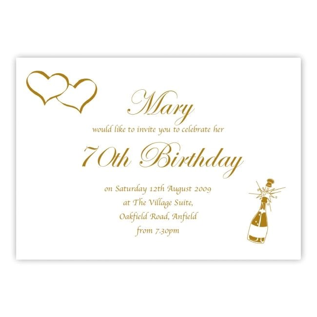 70th Birthday Invitations Free Download 25 Best Ideas About Birthday Party Invitation Wording On