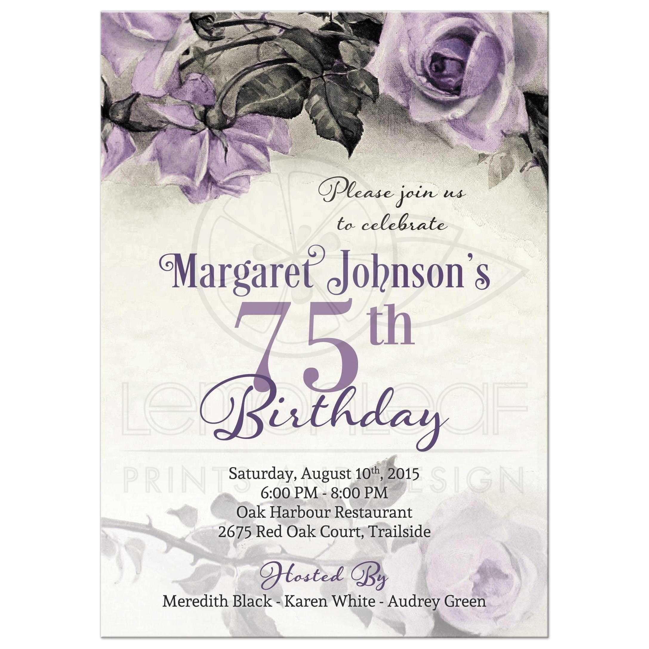 75th Birthday Party Invitation Wording 16 75th Birthday Invitations Unique Ideas Birthday 75th Birthday Party Invitation Wording 16 75th Birthday Invitations Unique Ideas Birthday