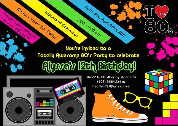 80s themed 40th Birthday Party Invitations 19 Best Adult Party Ideas Images On Pinterest Adult