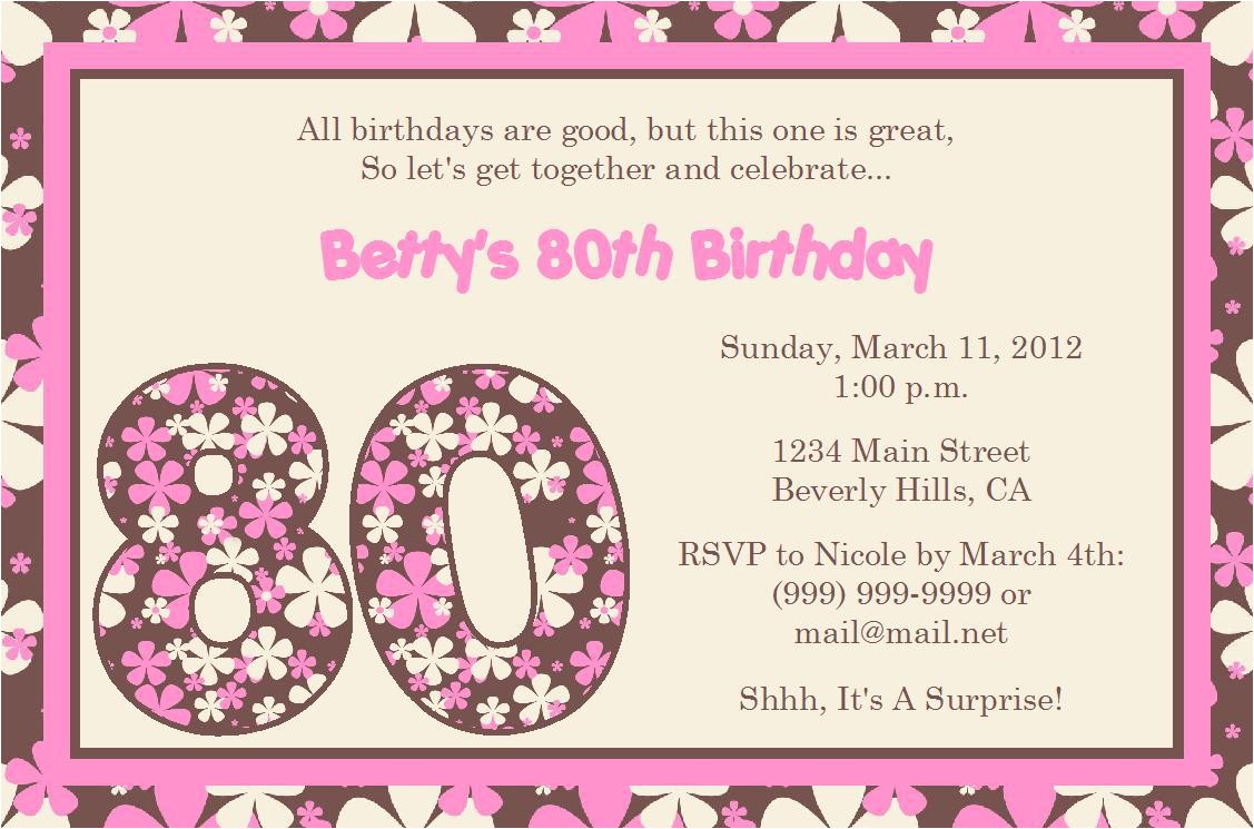 80th Birthday Invitation Sample 15 Sample 80th Birthday Invitations Templates Ideas 80th Birthday Invitation Sample 15 Sample 80th Birthday Invitations Templates Ideas