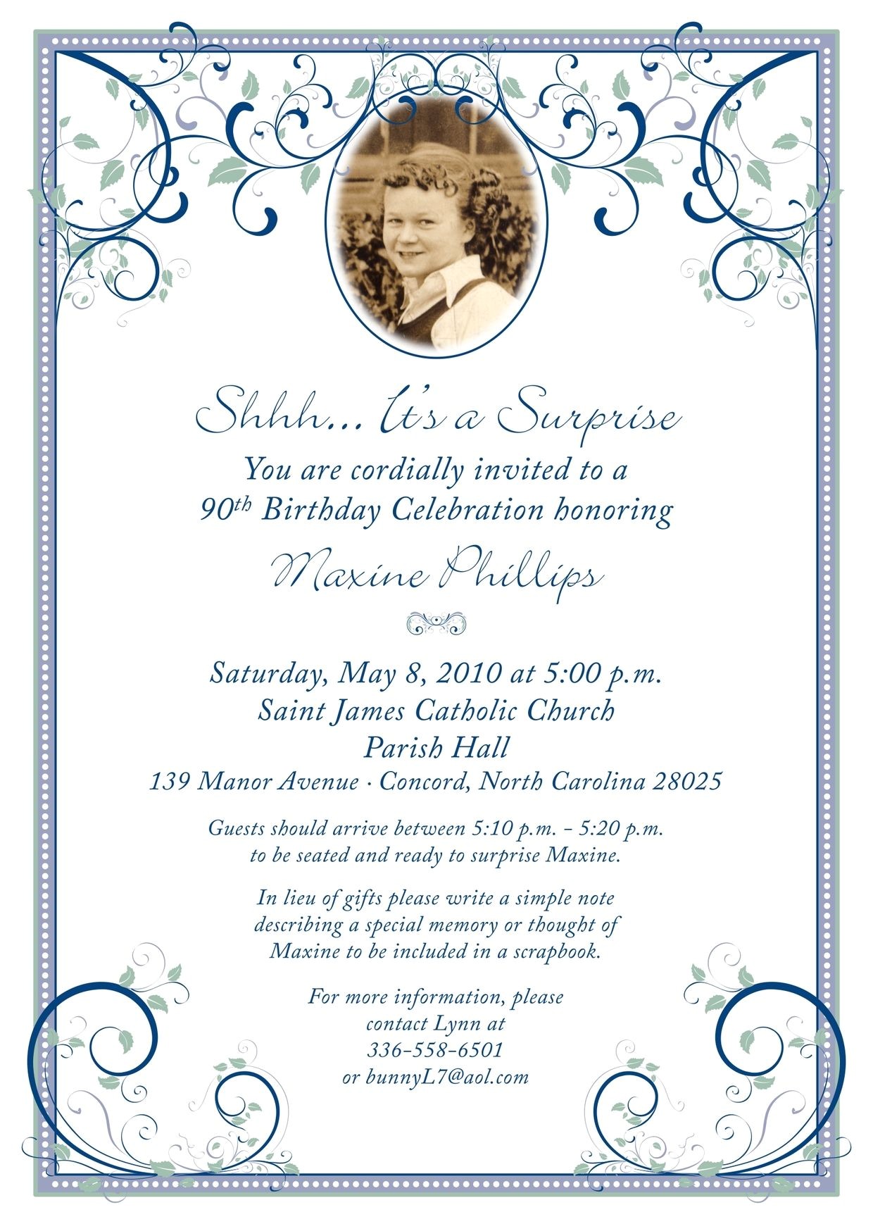 80th Birthday Invitation Sample 80th Surprise Birthday Invitation Wording 90th Birthday 80th Birthday Invitation Sample 80th Surprise Birthday Invitation Wording 90th Birthday