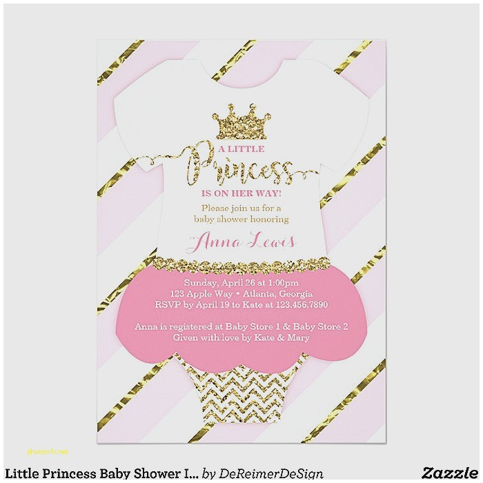 A New Little Princess Baby Shower Invitations Baby Shower Invitation New A New Little Princess Baby