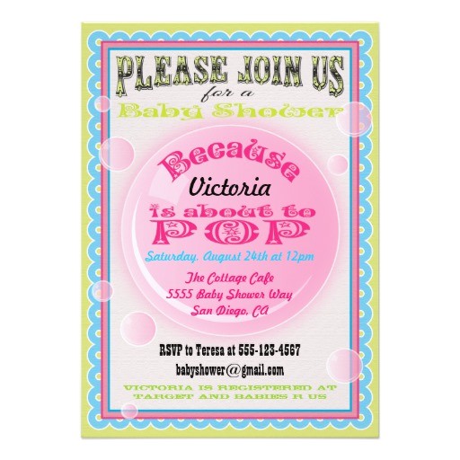 About to Pop Baby Shower Invitations She S About to Pop Baby Shower Invitations