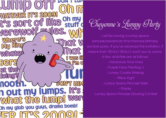 Adventure Time Party Invitation Template Adventure Time Party Diy Party Invitations Ideas