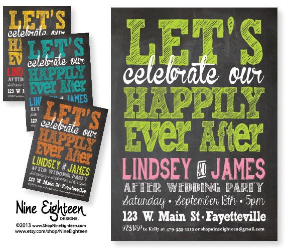 After Wedding Party Invitations Items Similar to after Wedding Party Invitation Let S After Wedding Party Invitations Items Similar to after Wedding Party Invitation Let S
