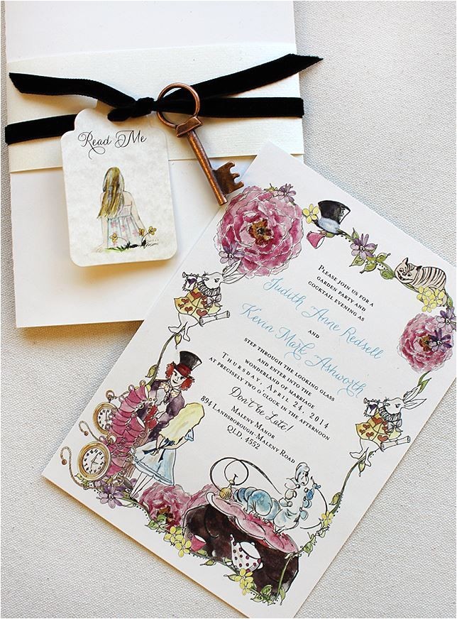 Alice In Wonderland Tea Party Invitation Ideas 25 Best Ideas About Alice In Wonderland Invitations On