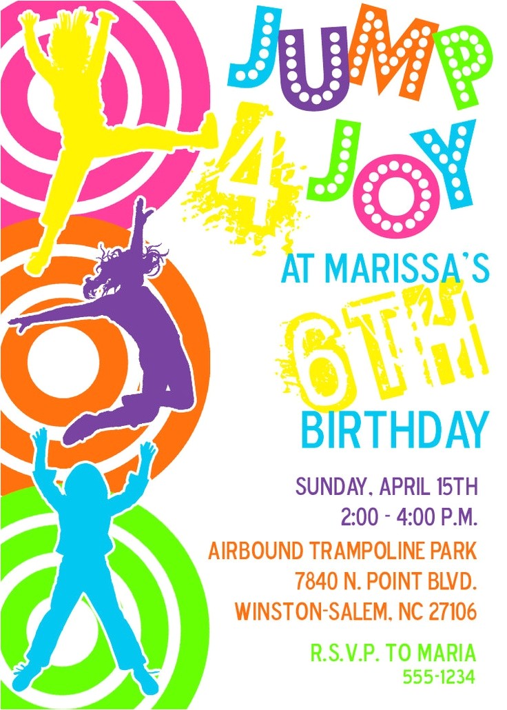 Altitude Trampoline Park Birthday Party Invitations 1000 Images About Trampoline Party On Pinterest Parks