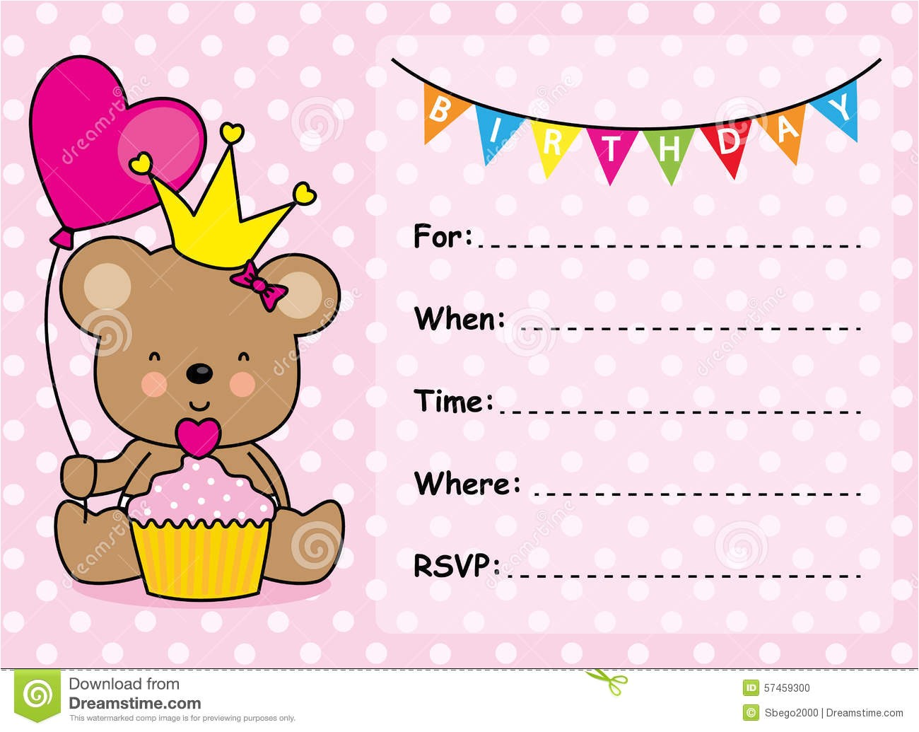 An Invitation Card for A Birthday Party Birthday Card Invitations Birthday Card Invitations for