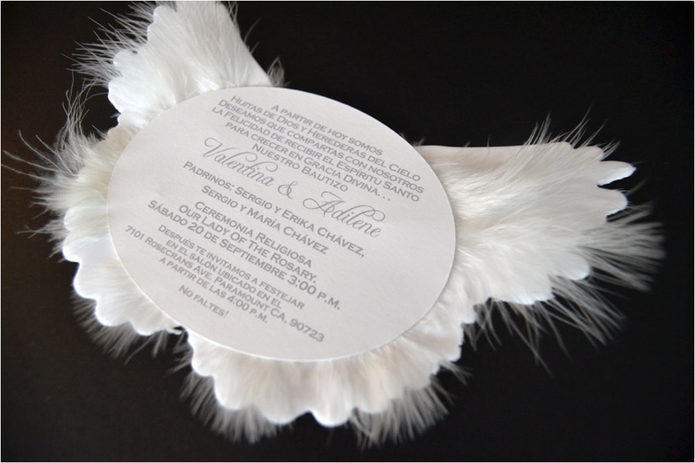 Angel Wings Baby Shower Invitations Angel Wing Invitation Angel Baby Shower Invite Heaven Sent