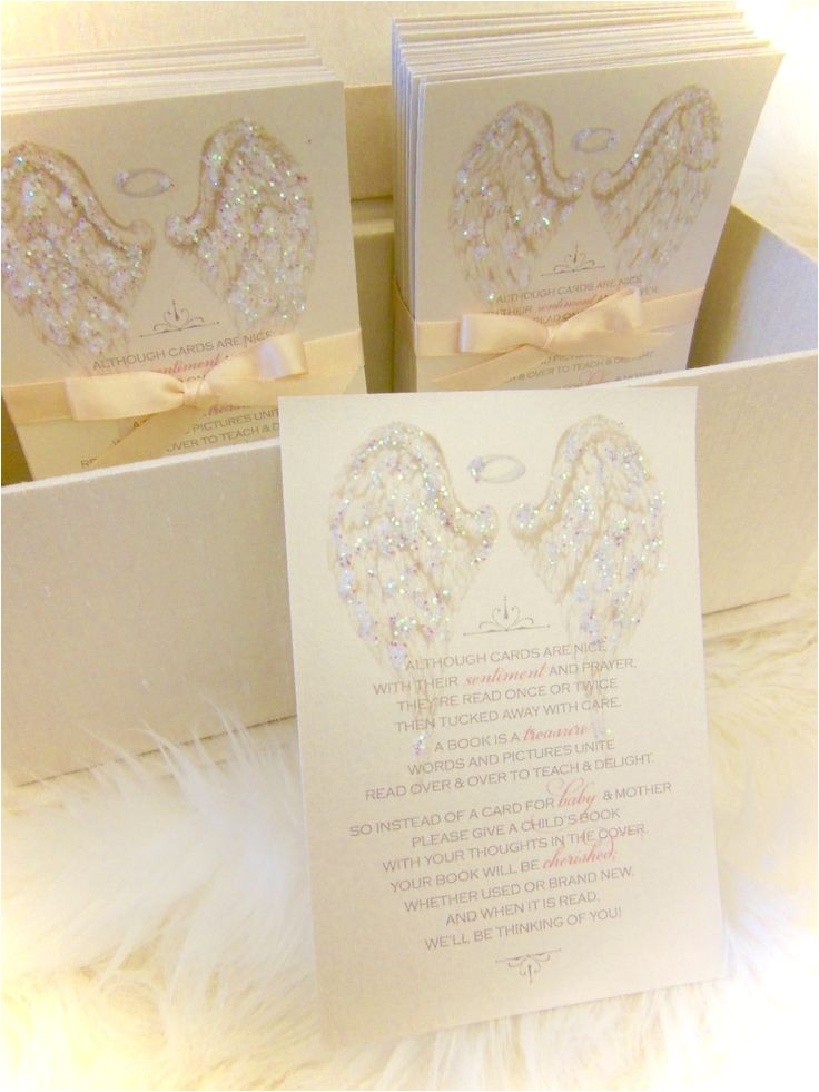 Angel Wings Baby Shower Invitations Best 25 Angel Baby Shower Ideas On Pinterest
