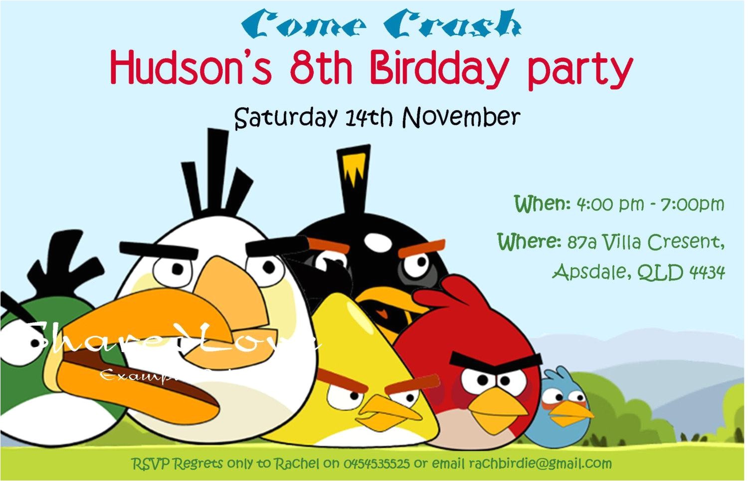 Angry Birds Birthday Party Invitation Template Free Birthday Invitation Angry Birds Invitations Superb
