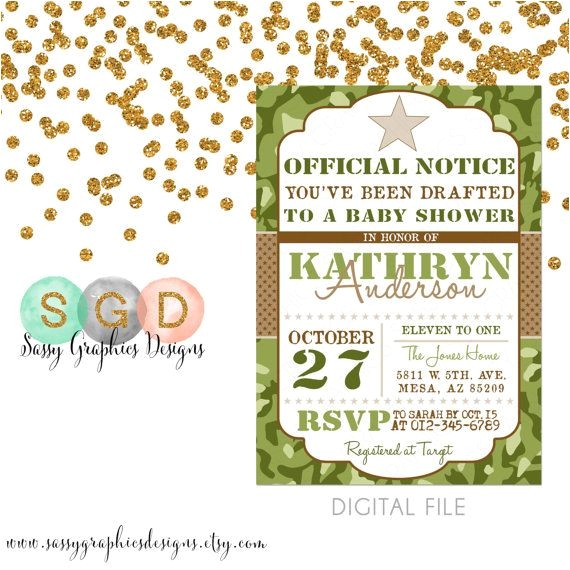 Army Camo Baby Shower Invitations Best 25 Military Baby Showers Ideas On Pinterest