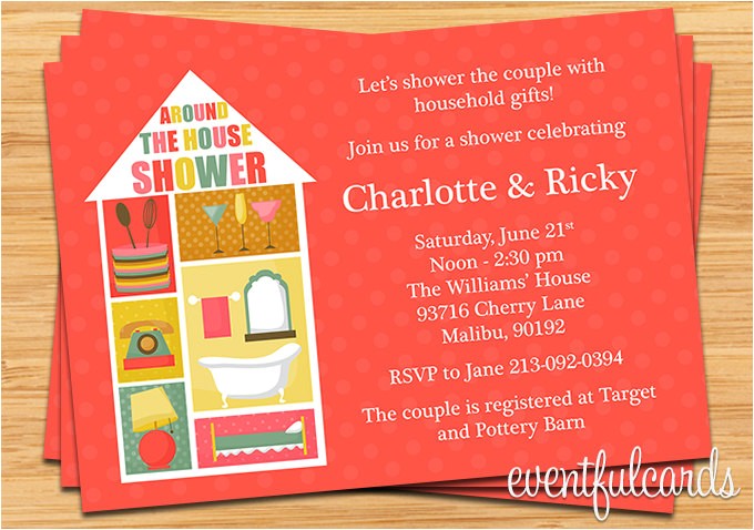 Around the House Bridal Shower Invitations 301 Moved Permanently