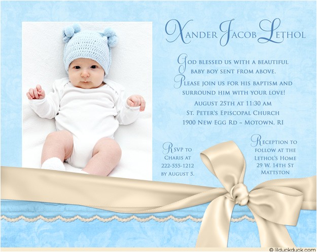 Baby Baptism Invitations Templates Baby Boy Baptism Invitations Template